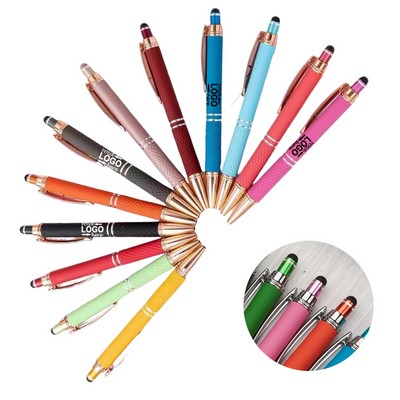 Soft Touch Diamond Grip Stylus Pen